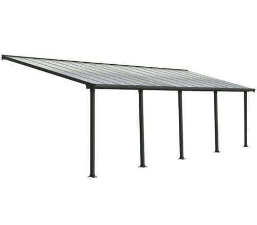 Pergola 27.3m² gris anthracite Palram 704358
