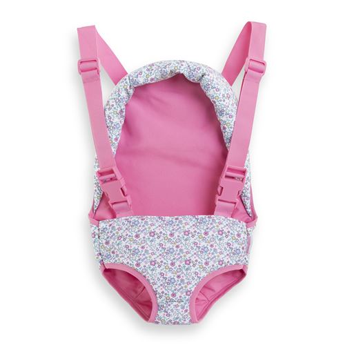 Non Communiqué Rose Porte-Bébé Floral Pour Poupon 36 Et 42 Cm