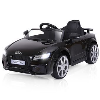 voiture audi TTRS electrique giantex pour enfants 12V max. 5 Km/h, double porte avec télécommande 2.4G,2 moteurs , mp3, lumières LED - 1