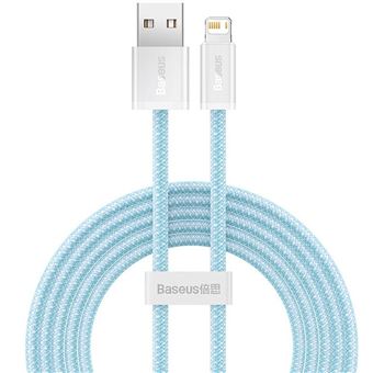 baseus cable usb to apple lightning 8-pin 2,4a dynamic series cald000502 2m blue - 1