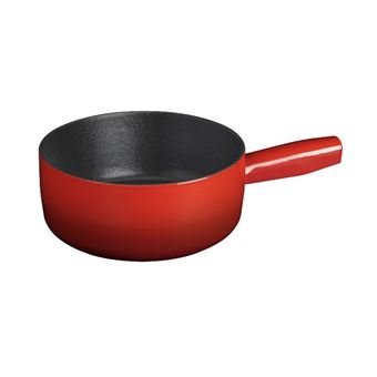 Poêlon savoyard en fonte émaillée 24cm noir Table&cook SH004