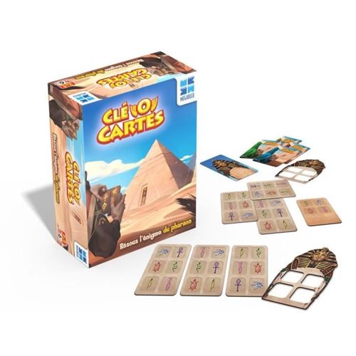 CLE'O'CARTES - Jeu de société - Durée du jeu : 20 min - 1 joueur ou plus