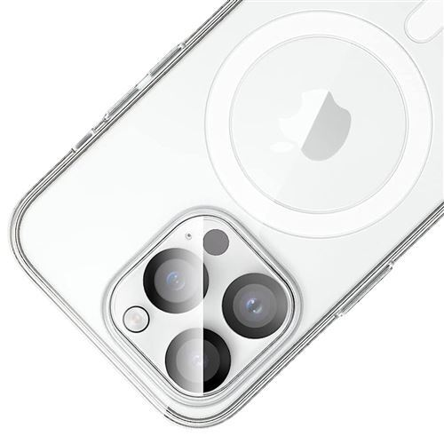 Protection Objectif Caméra IPhone 16 Pro/Pro Max - Verre Trempé 9H Anti-Rayures - Lot De 3 Noir