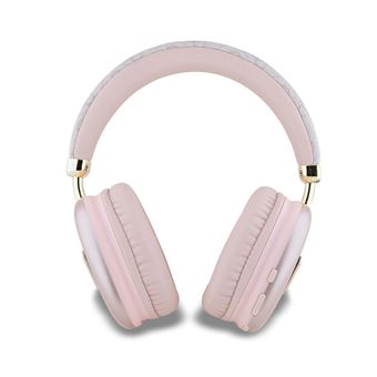 Guess Casque Audio Bluetooth 5.3 Compatible Siri Certifié IPX4 Motif 4G