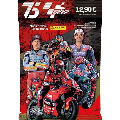 Pack de démarrage - Moto GP 2024 TC - Classeur + 2 Pochettes + 2 Cartes Édition Limitée