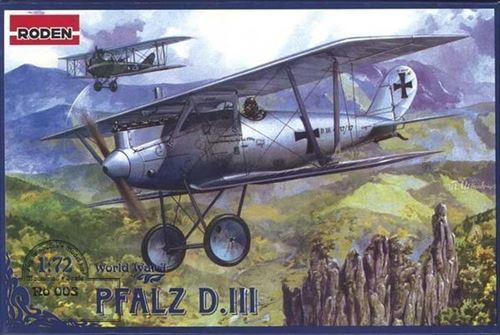 Pfalz D.iii World War 1- 1:72e - Roden