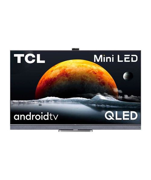 TCL 55C821 - Classe de diagonale 55 (54.6 visualisable) TV LCD rétro-éclairée par LED - QLED - Smart TV - Android TV - 4K UHD (2160p) 3840 x 2160 - HDR - Mini-LED - aluminium