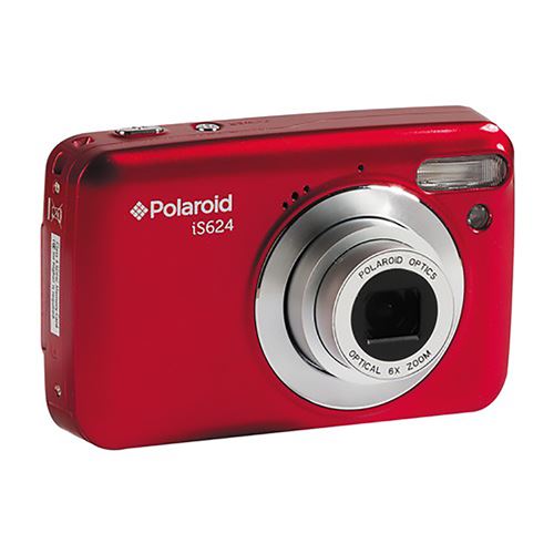 Appareil Photo Numérique Polaroid 16 Millions de pixels avec zoom optique Rouge