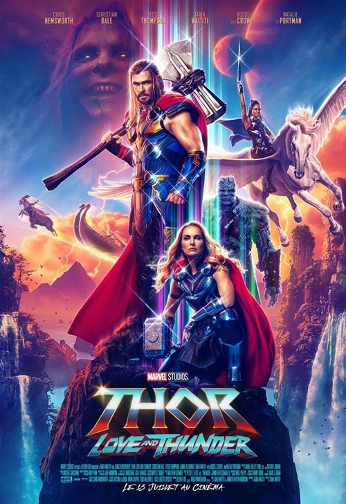 Affiche de Cinéma Originale - Thor - love and thunder - 2022 - Natalie Portman - 120x160cm