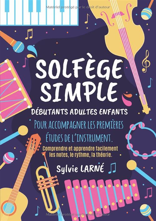 Cahier De Musique Narratik Solfège Simple A4 75 Pages