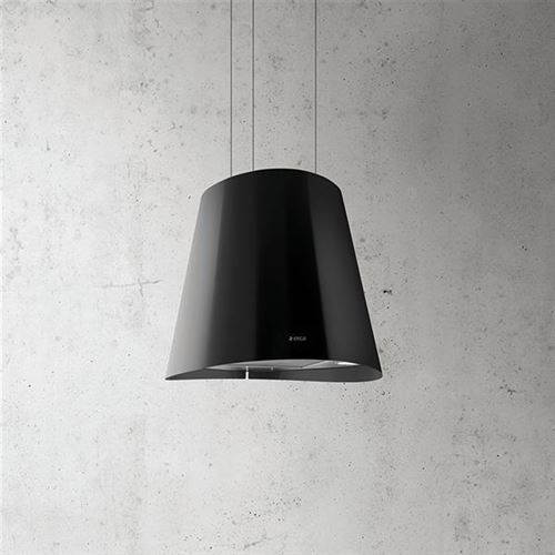 Elica JUNO-LED-BLK Juno RC 50cm Island Extractor Hood in Black