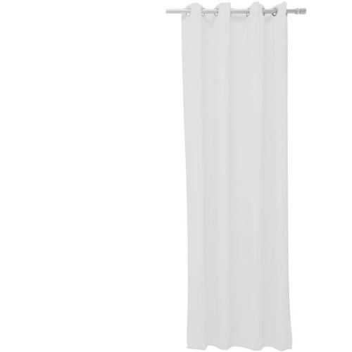 Rideau à oeillets - 140X240 - Craie Essential - 356002