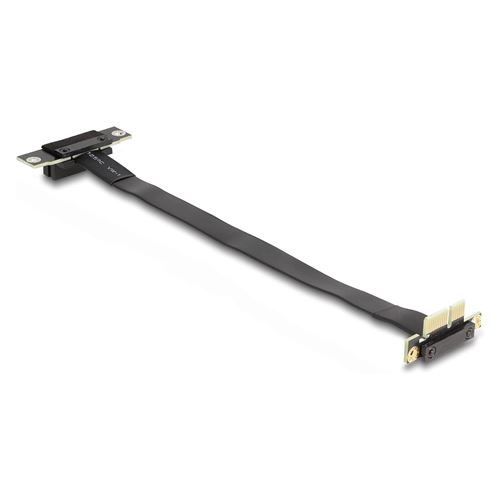 Non Communiqué Delock Riser Card Pcie X1 Port Courbé À 90° Et Slot Courbé À 90° Avec Câble 30 Cm