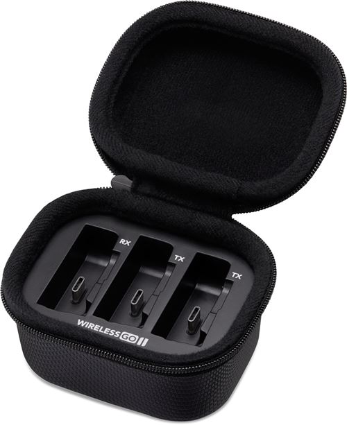 Rode Wireless Go II Charging Case Microphones pour Caméras