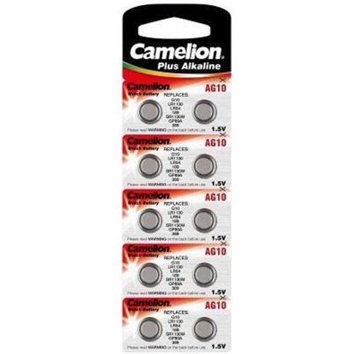 Pack de 10 piles Camelion Alkaline AG10