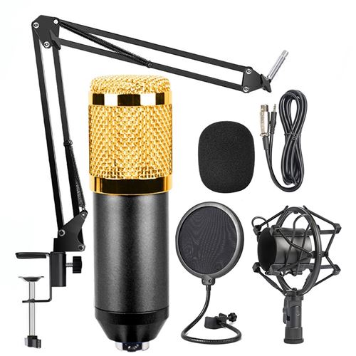 GENERIQUE - Microphone BM-800 - Microphone de studio - Noir - Image 2