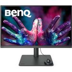 BenQ PD2705UA - Écran LED avec commutateur KVM - 27" - 3840 x 2160 4K @ 60 Hz - IPS - 250 cd/m² - 1200:1 - HDR10 - 5 ms - HDMI, DisplayPort, USB-C - haut-parleurs