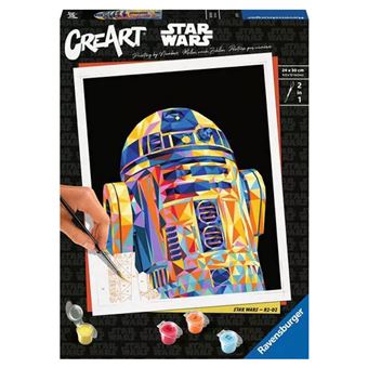 CreArt R2D2 Star wars - 24x30cm Peinture par numero - 1