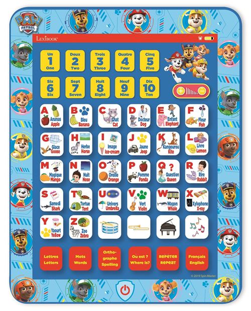 Lexibook - Paw Patrol - Tablette éducative bilingue - 3 ans - Image 3