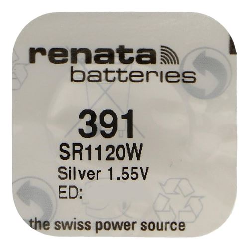 RENATA Pile bouton Silver Oxyde 391 / SR1120W 0% mercure