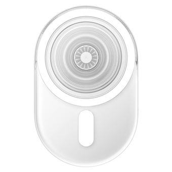 Porte-doigt pour téléphone portable PopSockets PopGrip MagSafe Transparent