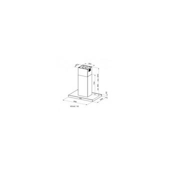 Hotte ilot comfort bk matt a90 noir