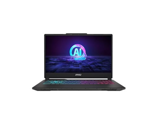 MSI Cyborg 15 AI A1VF-003FR - Intel Core Ultra 7 - 155H / jusqu'à 4.8 GHz - Win 11 Home - GeForce RTX 4060 - 16 Go RAM - 512 Go SSD NVMe - 15.6" 1920 x 1080 (Full HD) @ 144 Hz - Gigabit Ethernet - Wi-Fi 6E, Bluetooth