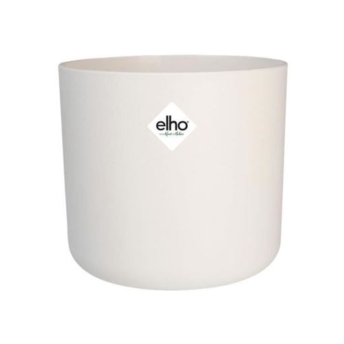 Elho B.for 35cm Soft Round Plastic Indoor Plant Pot - White