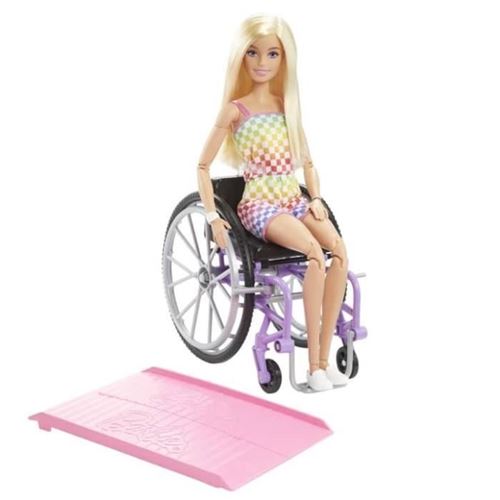 Fauteuil Roulant Blonde - Poupée - 3 Ans Et +