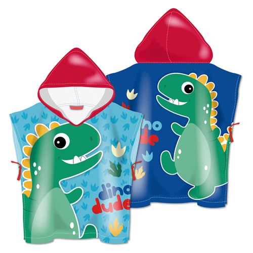 ARDITEX ZK50922 Poncho en microfibre avec capuche 55X55cm de ZASKA-Dino