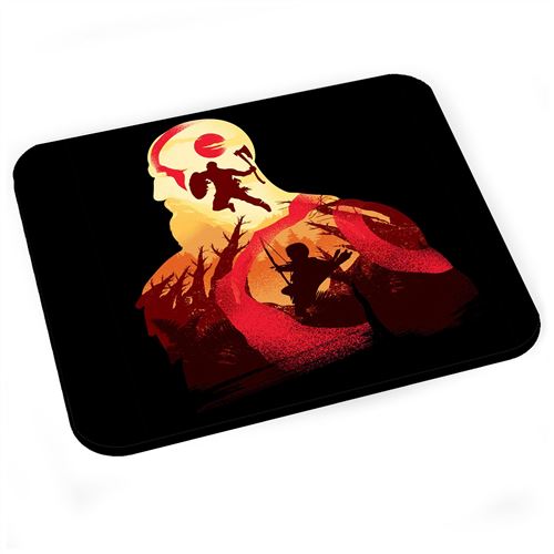 Tapis de souris Kratos god of war jeux video action playstation 4
