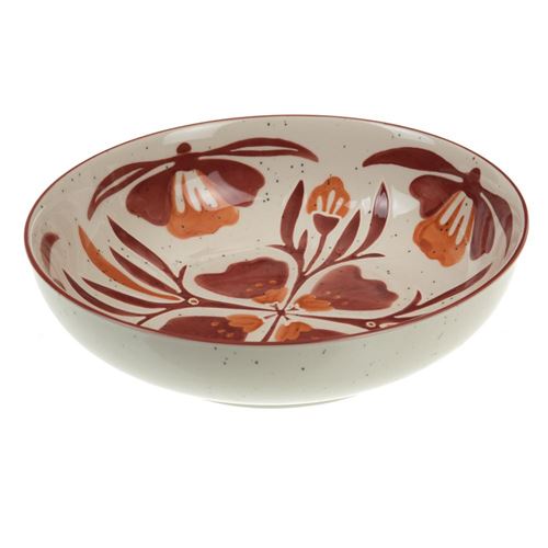Non Communiqué Rouge Saladier Sofia 28 Cm - Amadeus - Blanc - Grès