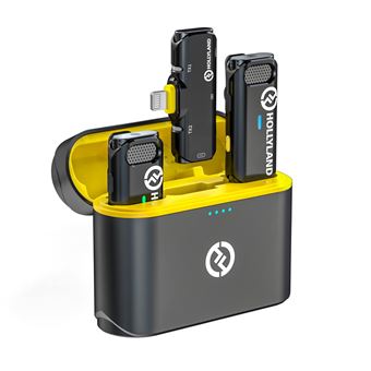 Micro Cravate Sans Fil avec Adaptateur Lightning + USB C, LinQ - Noir -  Français