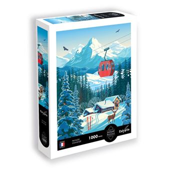 Puzzle 1000 pieces Calypto - paysage enneige - Sentosphere - 1