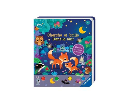 Ravensburger Play Cherche Et Brille Dans La Nuit Livre Premier Âge Bébé