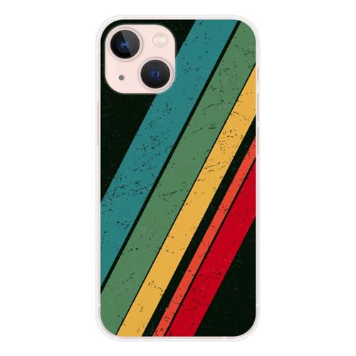 Coque en silicone imprimée compatible Apple iPhone 13 Mini Grunge