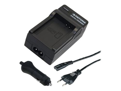 PATONA - Chargeur de batteries + adaptateur secteur + adaptateur d alimentation de voiture - pour Sony 2NP-BN1