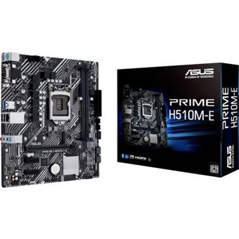 Asus PRIME H510M-E Carte mère Socket (PC) Intel® 1200 Facteur de forme (détails) Micro-ATX Chipset de la carte mère Intel® H510 - 1