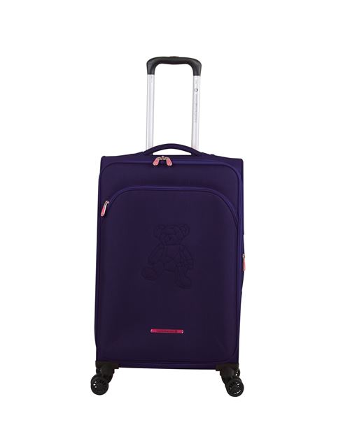 LULU CASTAGNETTE - Valise Cabine POLYESTER TEDDYBEAR 4 Roues 55 cm