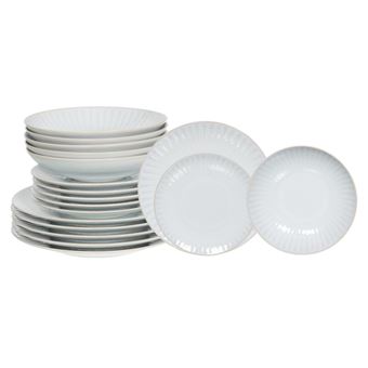 Service De Vaisselle Rosenthal Sanssouci Blanc – 18 Pièces Pour 6 Personnes – Porcelaine Allemagne
