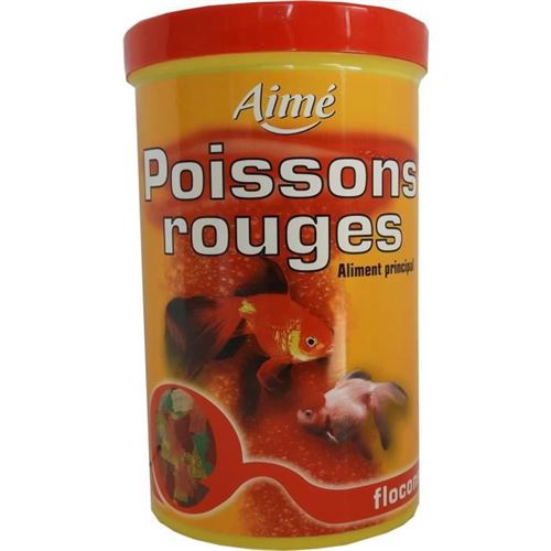 Aime Nourriture Poissons Rouges Flocons 1 L pour Aquariophilie