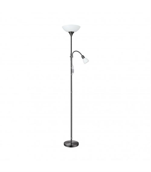 Générique Nickel Lampadaire Up 2 1 Ampoule