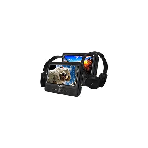 D-JIX PVS906-70DPC Lecteur DVD portable 9' - 2 casques audio filaires - Noir