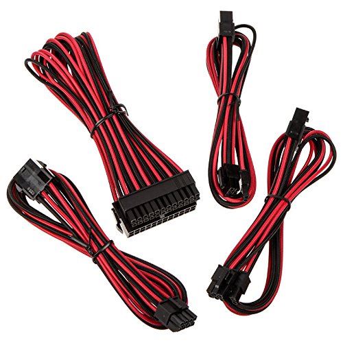BitFenix+Alchemy+2.0+Verl%C3%A4ngerungs-Kit+-+schwarz%2Frot