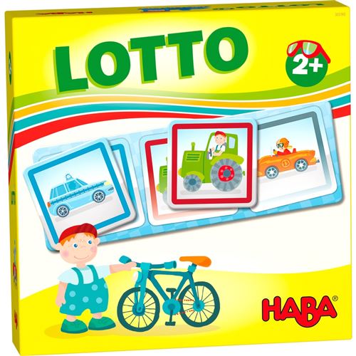 Haba jeu pour enfants Véhicules de loto