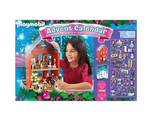 Playmobil - PLAYMOBIL 70383 - Calendrier de l'Avent Père Noël dans