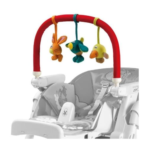 PEG PEREGO Arche de jeux pour chaise haute - Multicolore