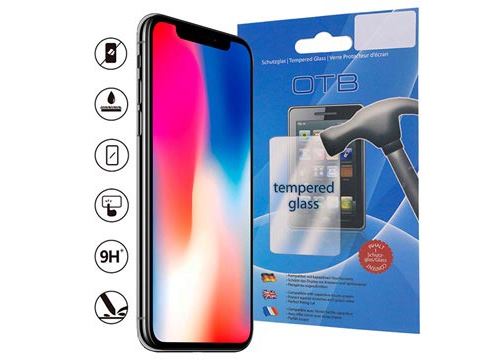 Protecteur d'Ecran en Verre Trempé OTB pour iPhone X / iPhone XS