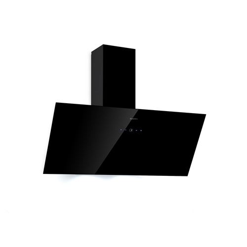 Klarstein Laurel 90 Hotte murale aspirante 90cm 350 m³/h - Panneau tactile - Classe B - Noire