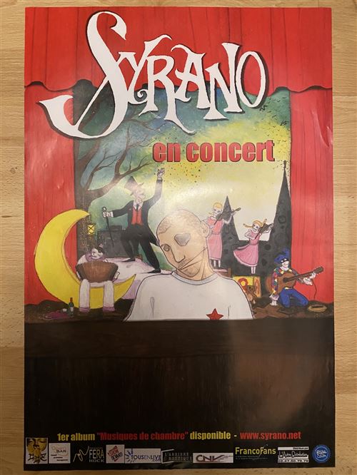 Syrano - En concert - 40x60cm - Affiche